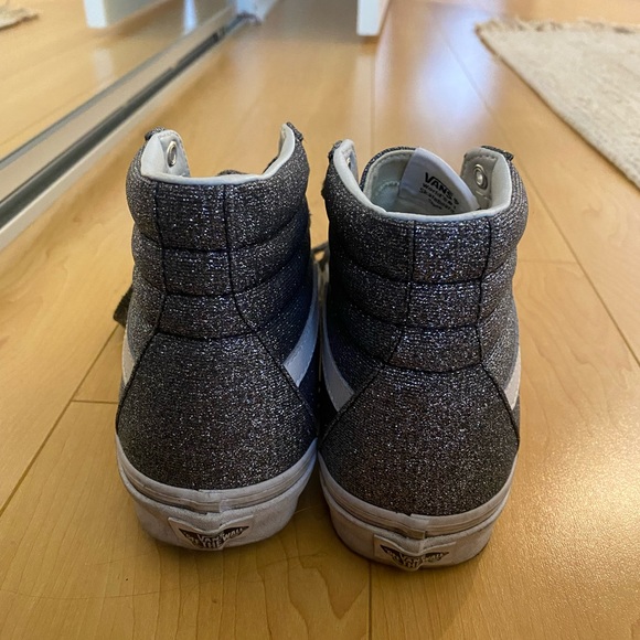 Sparkle High top Vans! Size 7.5 W - Picture 3 of 5